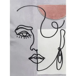 Coussin Mademoiselle 45X45Cm