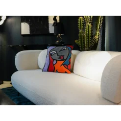 Coussin Monique Purple Hair 40X40Cm