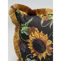 Coussin Sunflower Fringe 45X45Cm