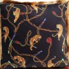 Coussin Tiger Chain Noir 45X45Cm