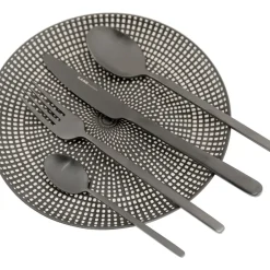 Couverts Gloria Noir (16-Pcs)