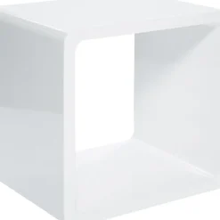 Cube Lounge Mdf Blanc