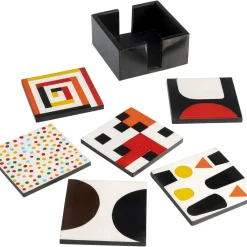 Dessous De Verre Artistic Multi (6/Set)