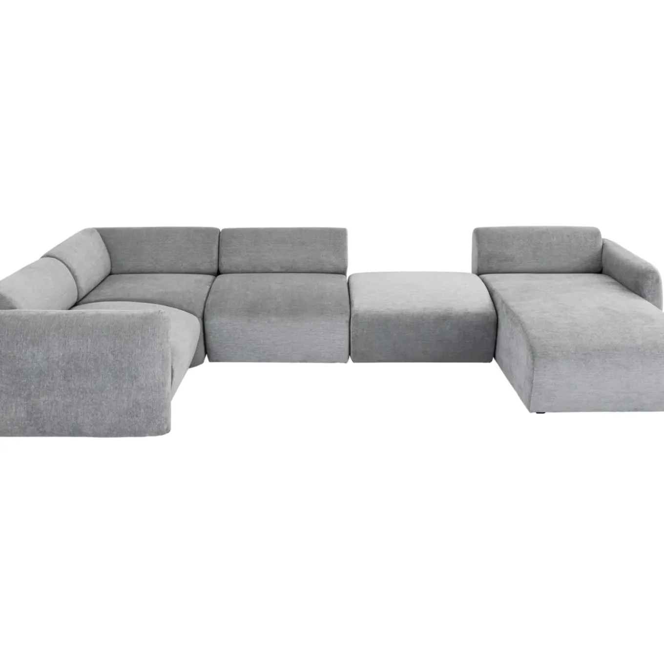 Ensemble De Canapés 2 Lucca Gris Droite 328Cm