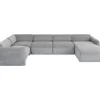Ensemble De Canapés 1 Lucca Gris Droite 328Cm
