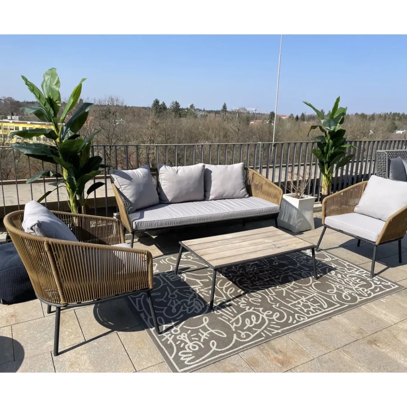 Ensemble De Sieges Elba Nature Cinque (4-Pcs)