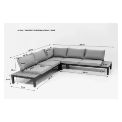 Ensemble De Sieges Holiday Blanc (4-Pcs)