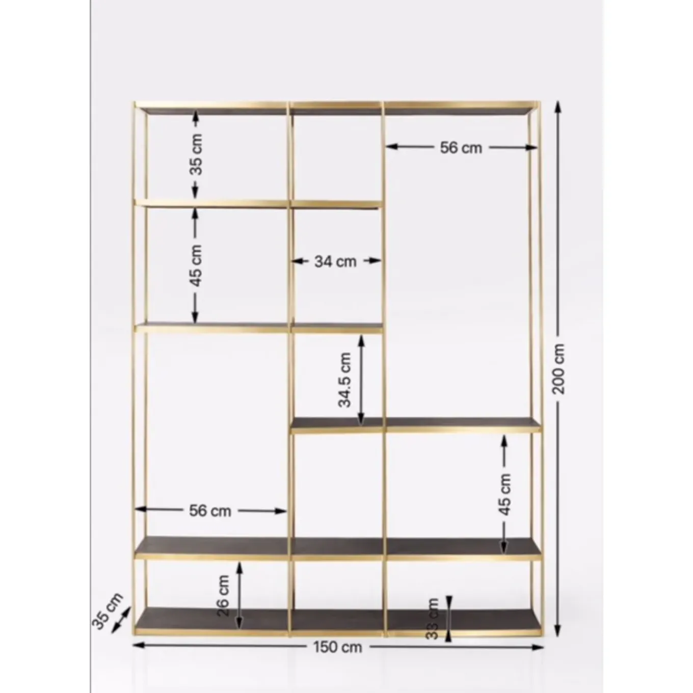 Etagere Camps Bay 150X200Cm