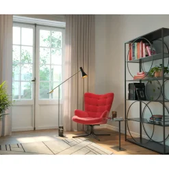 Etagere Circle Noir 100X200Cm