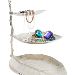 Etagere Décorative Leaf Argent 45Cm