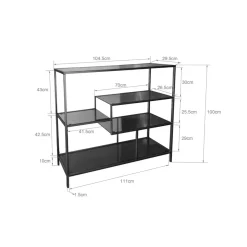 Etagere Loft Dore 115X100Cm