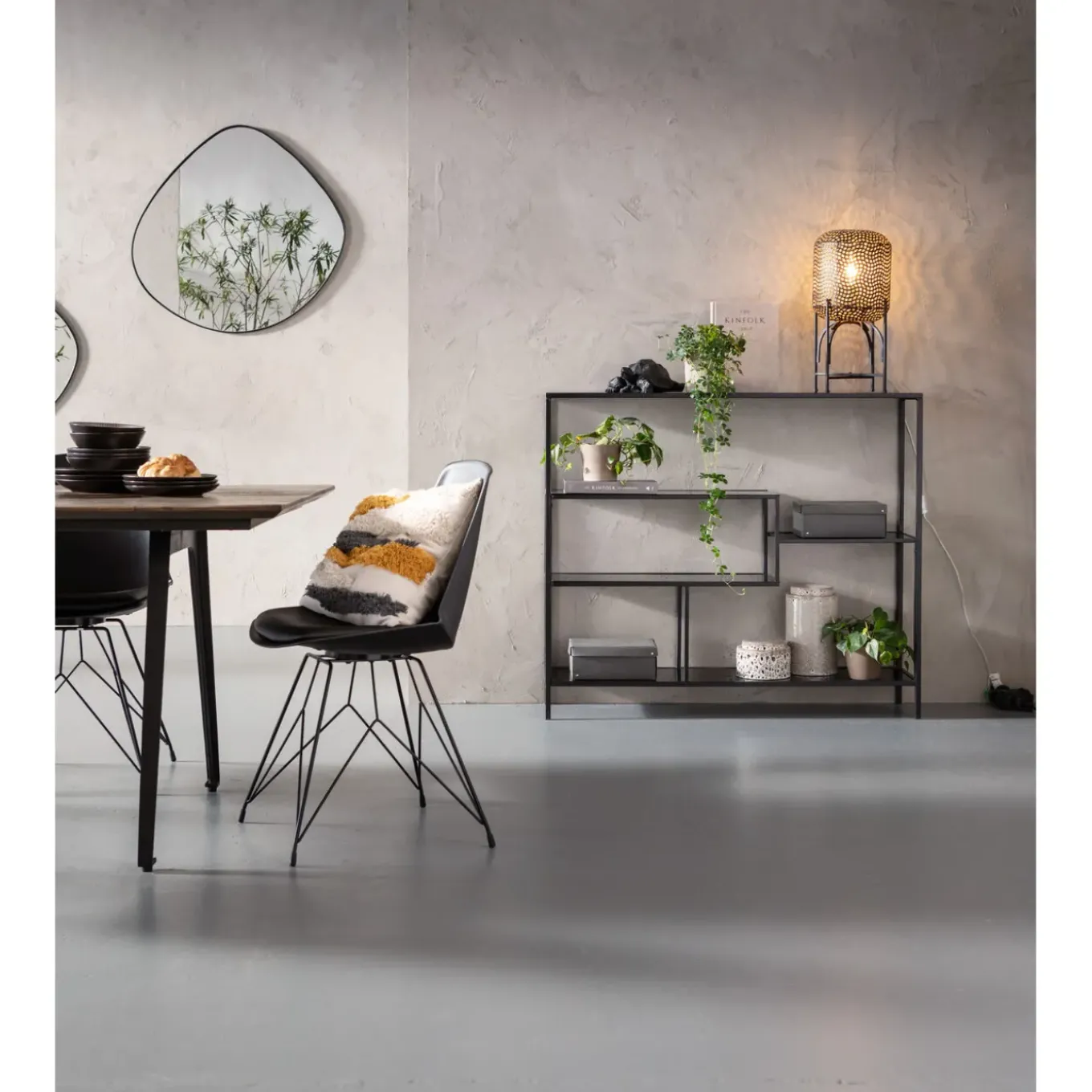 Etagere Loft Noir 115X100Cm