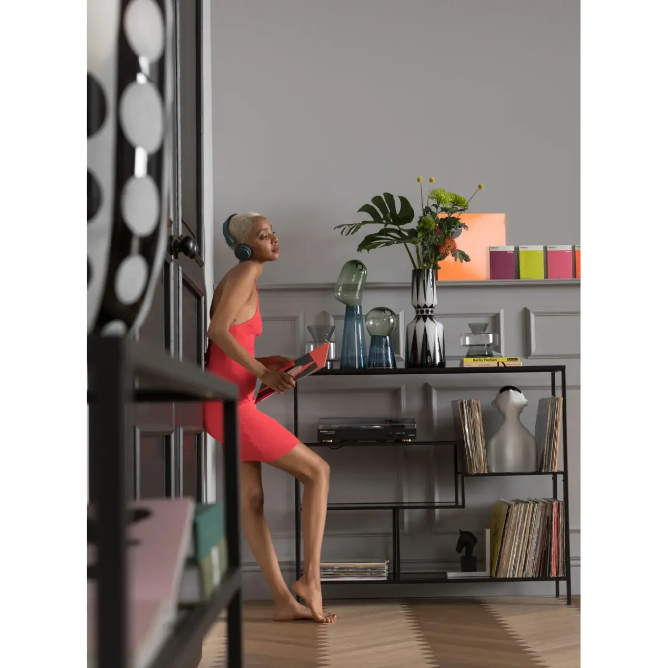 Etagere Loft Noir 115X100Cm