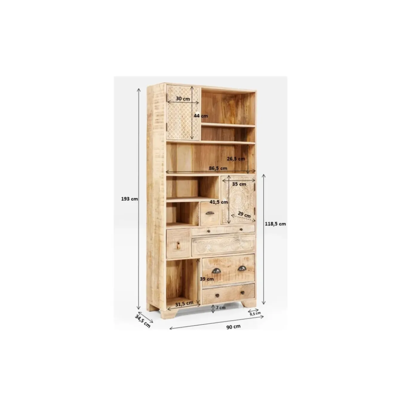Etagere Puro 90X193Cm