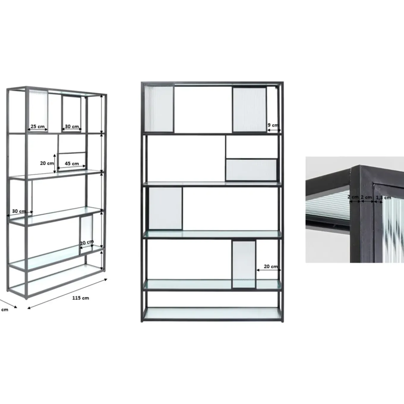 Etagere Skyler 115X195Cm