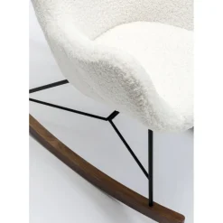 Fauteuil À Bascule Balance Blanc