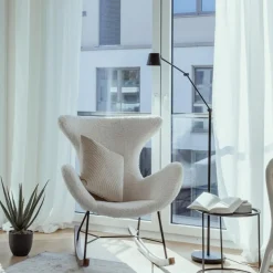 Fauteuil À Bascule Balance Blanc
