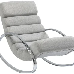 Fauteuil À Bascule Manhattan Grey Beige