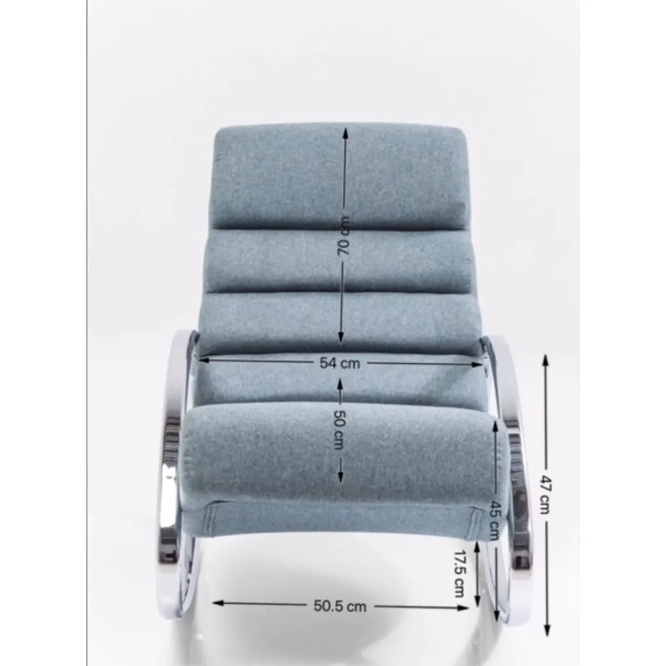 Fauteuil À Bascule Manhattan Grey Beige
