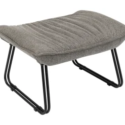Fauteuil Avec Repose-Pied Snuggle Gris (2/Parts)