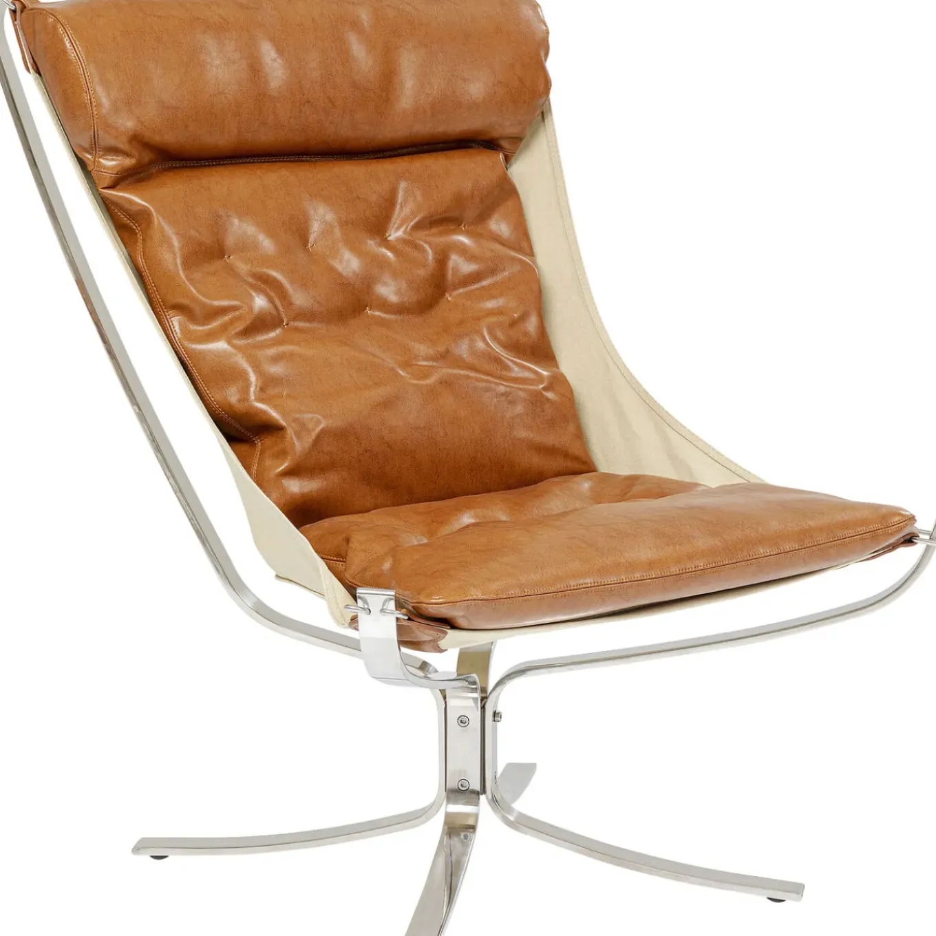 Fauteuil Avec Tabouret Washington Marron