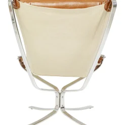 Fauteuil Avec Tabouret Washington Marron