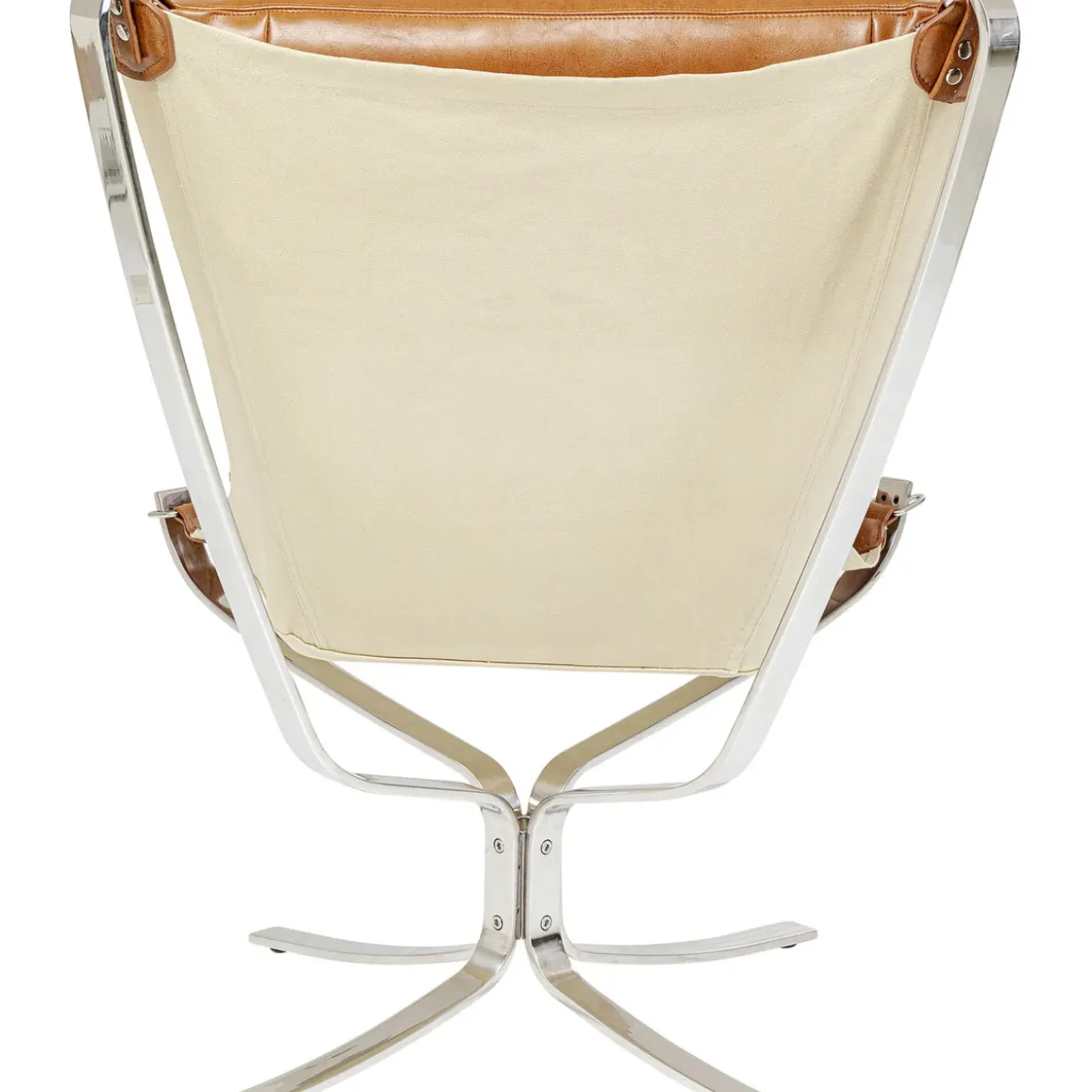 Fauteuil Avec Tabouret Washington Marron