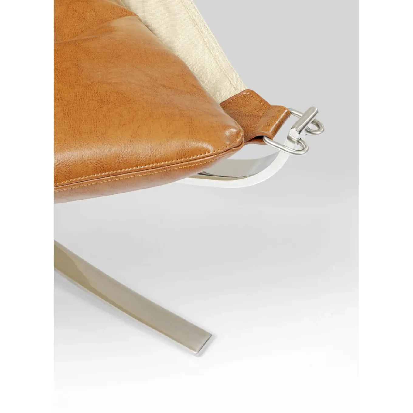 Fauteuil Avec Tabouret Washington Marron
