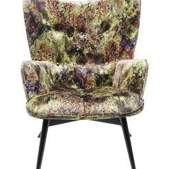 Fauteuil Black Vicky Jungle Vert