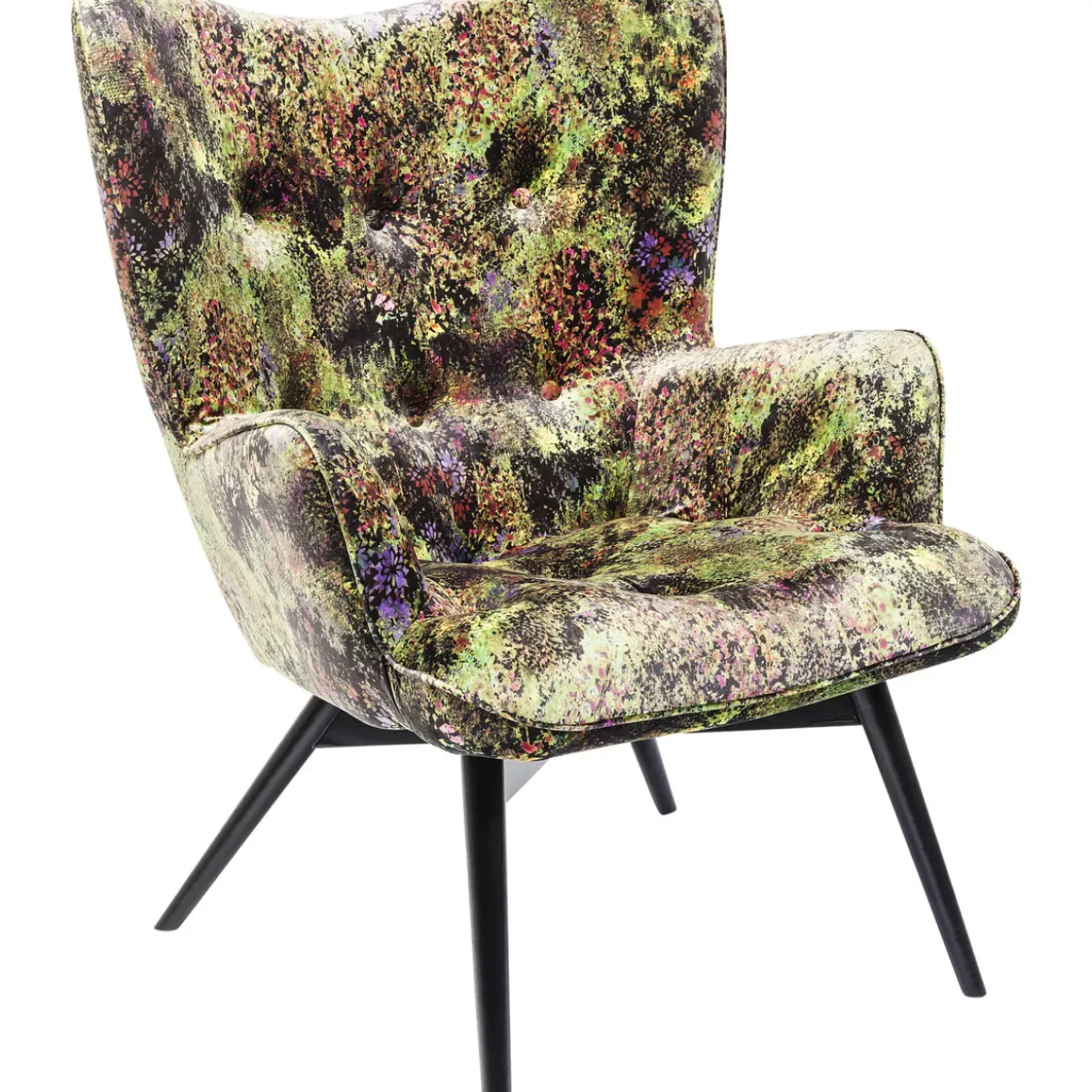 Fauteuil Black Vicky Jungle Vert