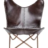 Fauteuil Butterfly Marron