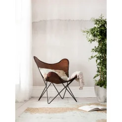 Fauteuil Butterfly Marron Eco.