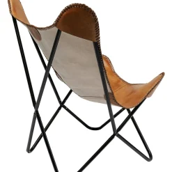 Fauteuil California Cuir Marron