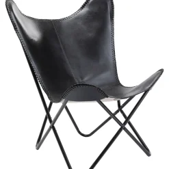 Fauteuil California Cuir Noir