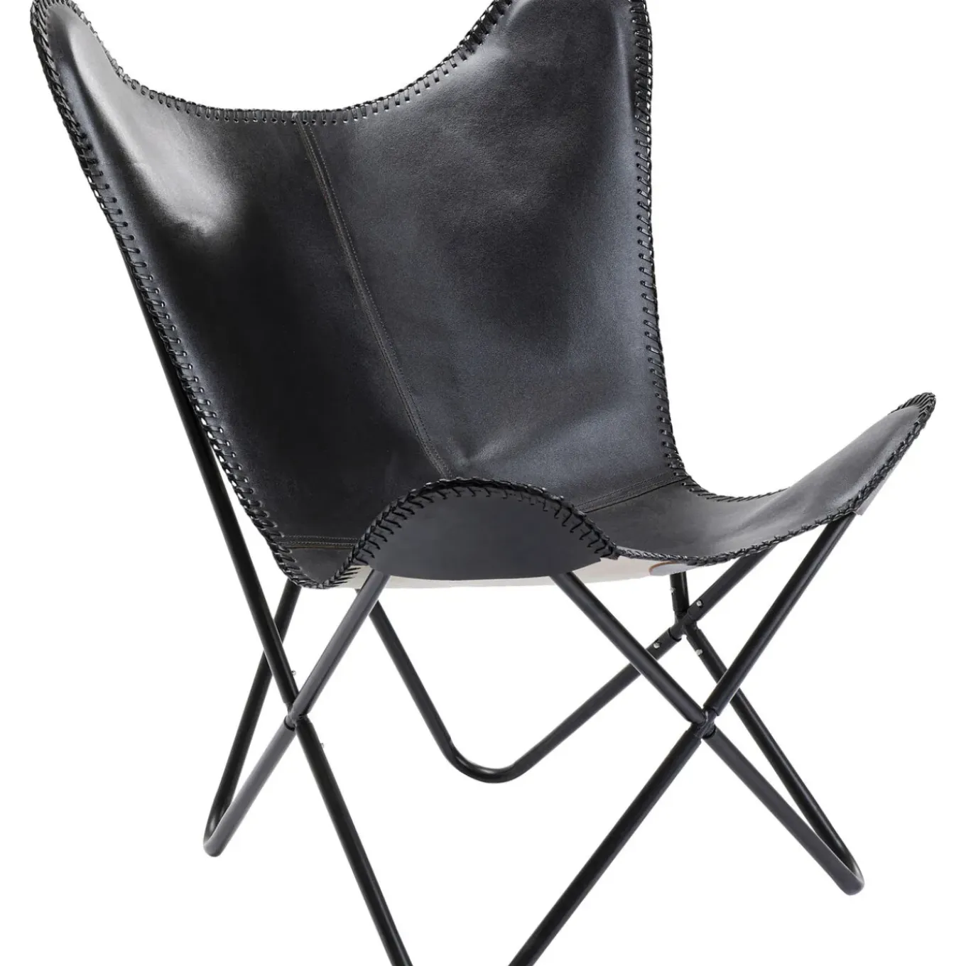 Fauteuil California Cuir Noir
