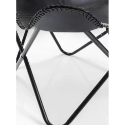 Fauteuil California Cuir Noir