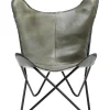 Fauteuil California Cuir Kaki