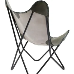 Fauteuil California Cuir Kaki