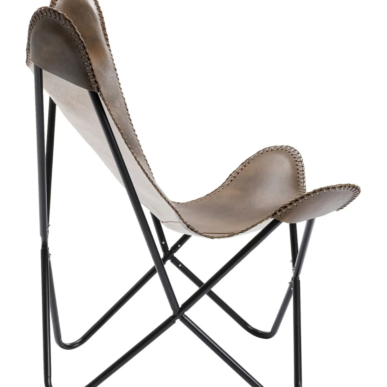 Fauteuil California Cuir Marron Fonce