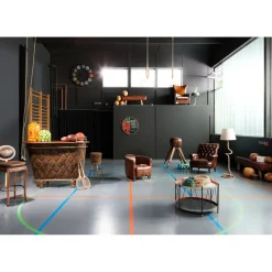 Fauteuil Cigar Lounge Marron