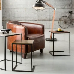 Fauteuil Cigar Lounge Marron