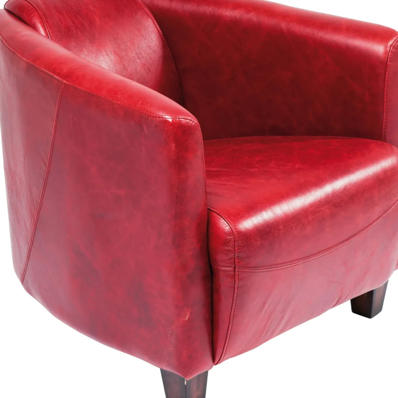 Fauteuil Cigar Lounge Rouge