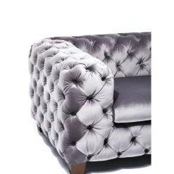 Fauteuil Desire Gris Argente
