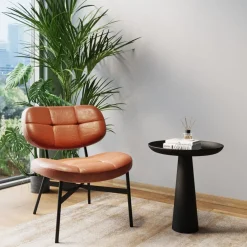 Fauteuil Enzo Marron