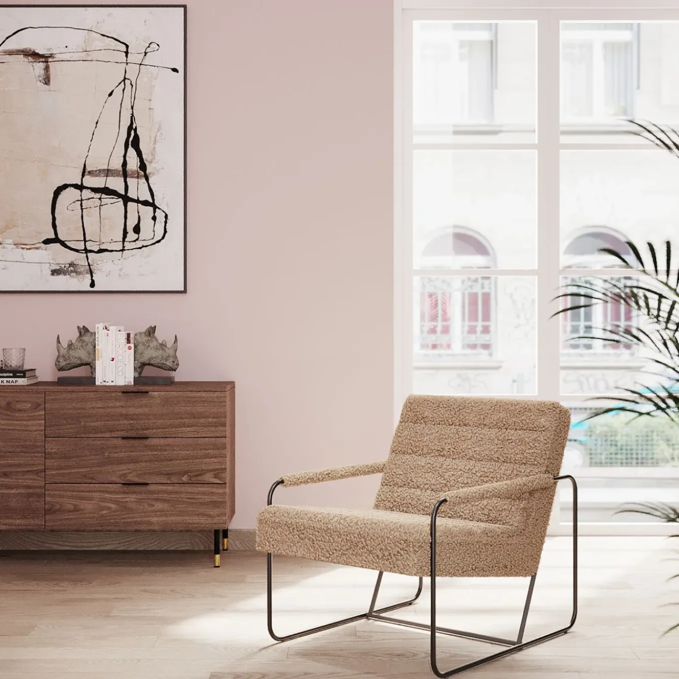 Fauteuil Figera Beige