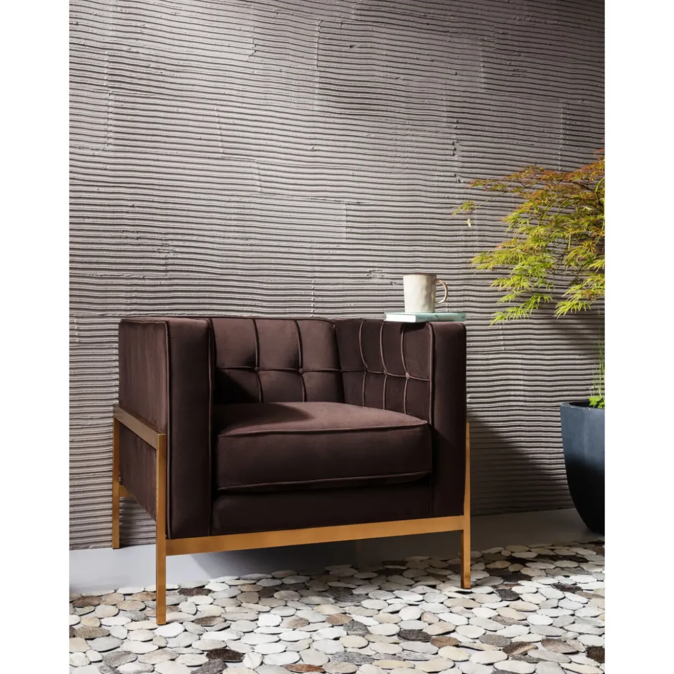 Fauteuil Loft Marron