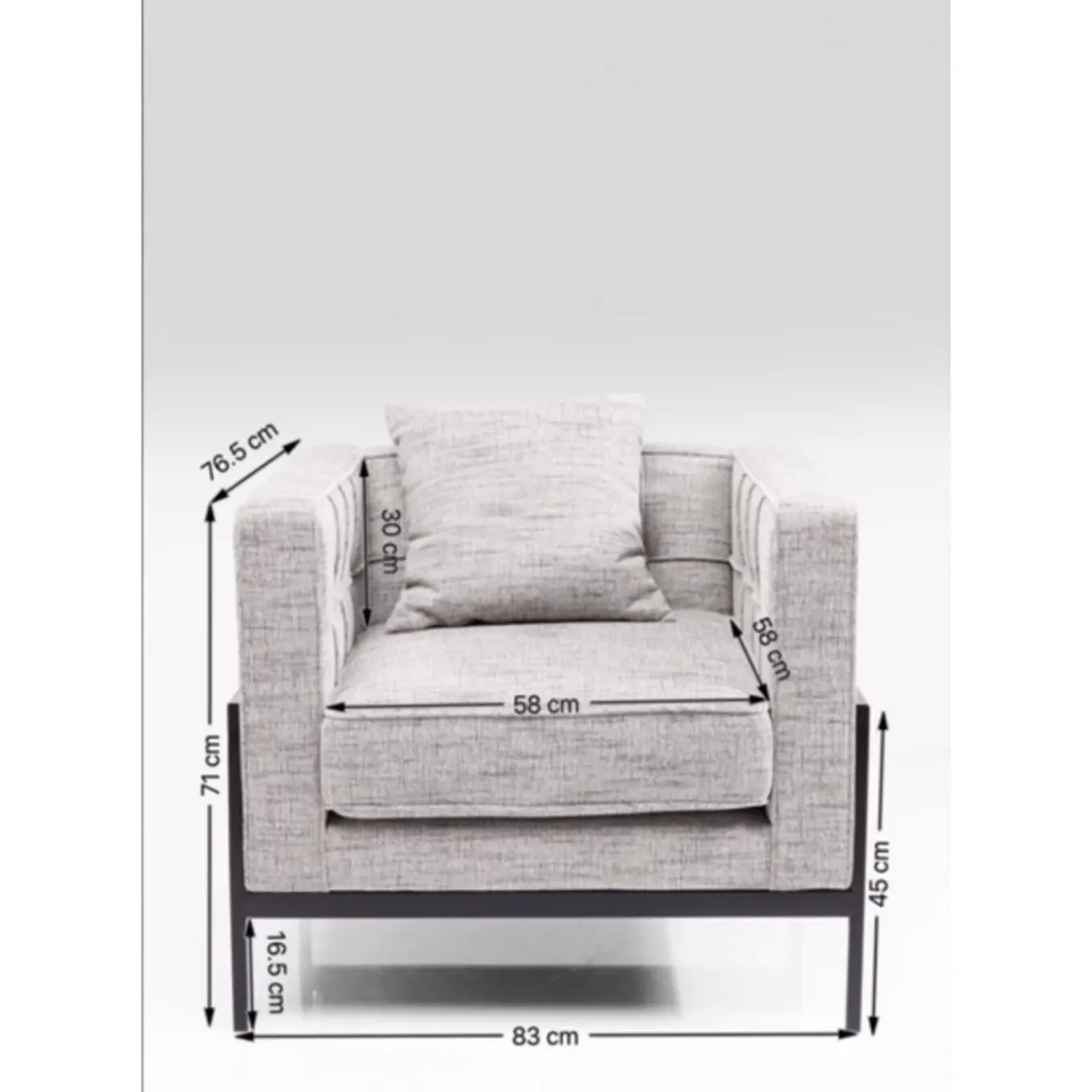 Fauteuil Loft Salt & Pepper