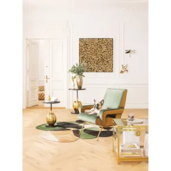 Fauteuil Luna Haut Dossier Vert