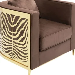 Fauteuil Matteo Marron