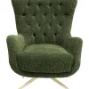 Fauteuil Pivotant Bellini Vert